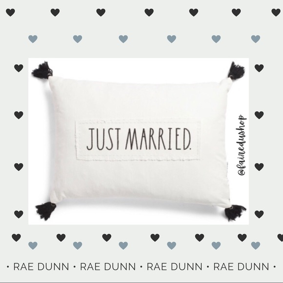 Rae Dunn Other - 2X🏆HP!🏆! LAST ONE! Rae Dunn Marriage Pillow